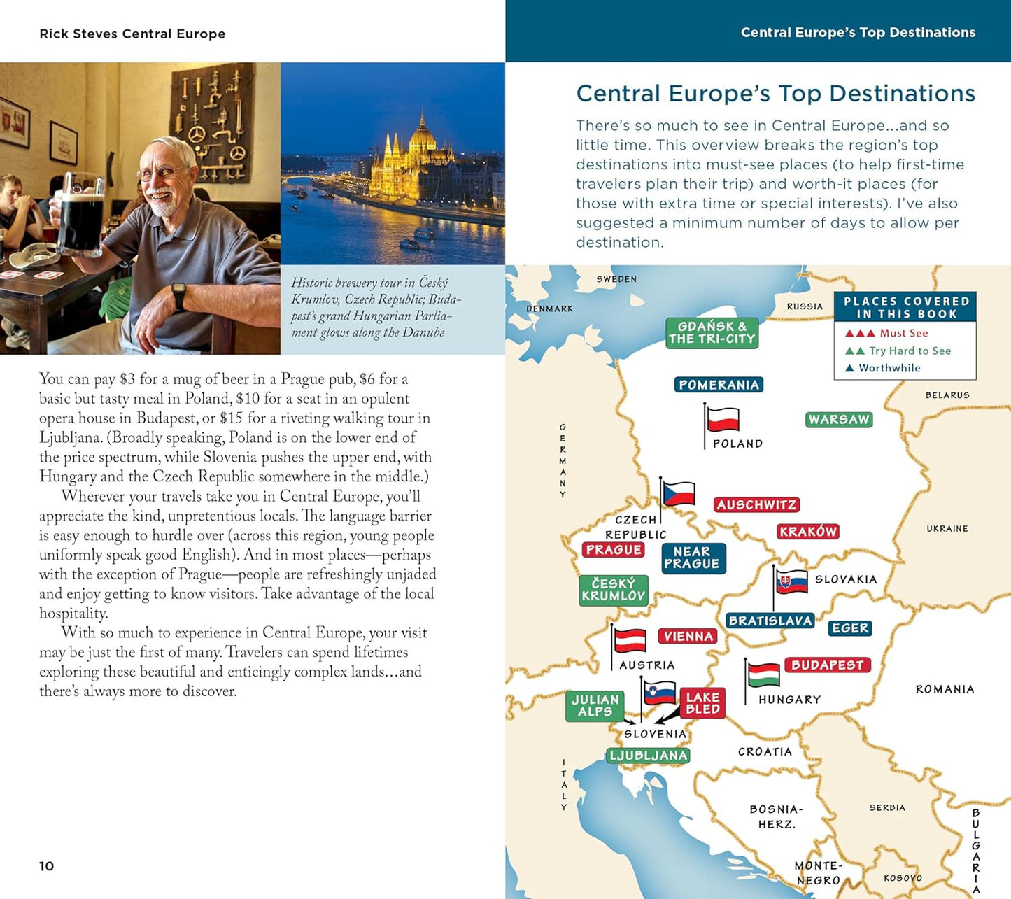 Rick Steves Central Europe: the Czech Republic, Poland, Hungary, Slovenia & More