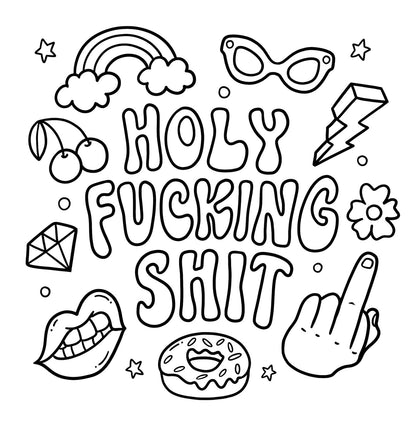 Swear Word: Bold and Easy Coloring Book for Adults Featuring Groovy & Funny Desi