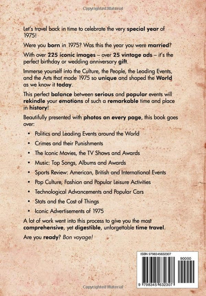 Time Traveling to 1975: Celebrating a Special Year