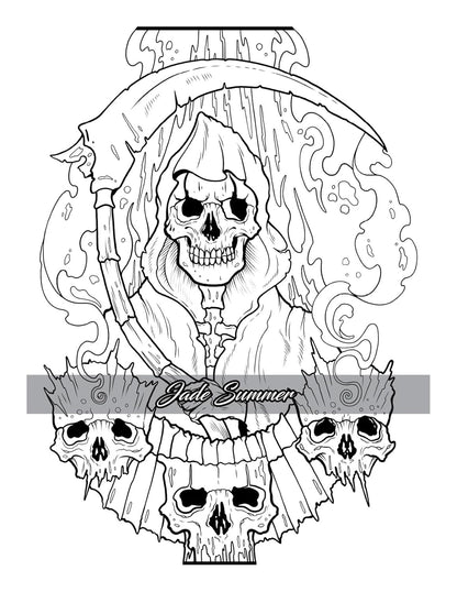 100 Tattoos: Tattoo Coloring Book for Adults with Incredible Designs of Animals,