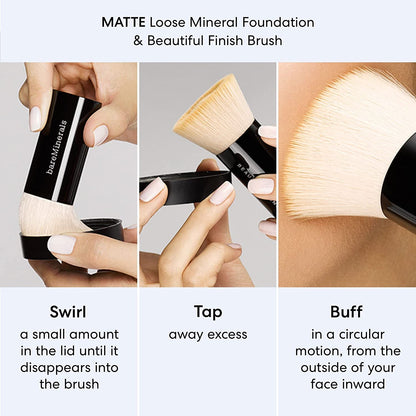 Original Loose Powder Foundation SPF 15, Clean Mineral Powder Face Makeup, Sheer