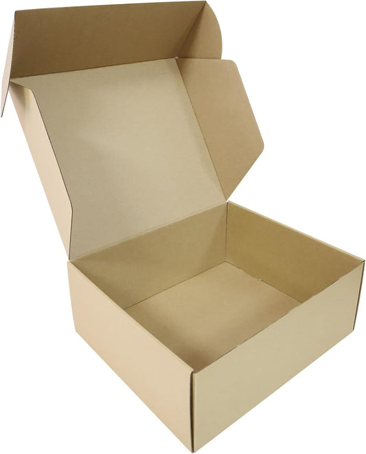 13X11X5 Inches Pack of 18 Shipping Boxes, Brown Corrugated Cardboard Mailer Box