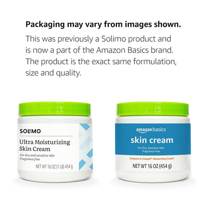 Ultra Moisturizing Skin Cream for Dry & Sensitive Skin, Dermatologist Tested, Fr