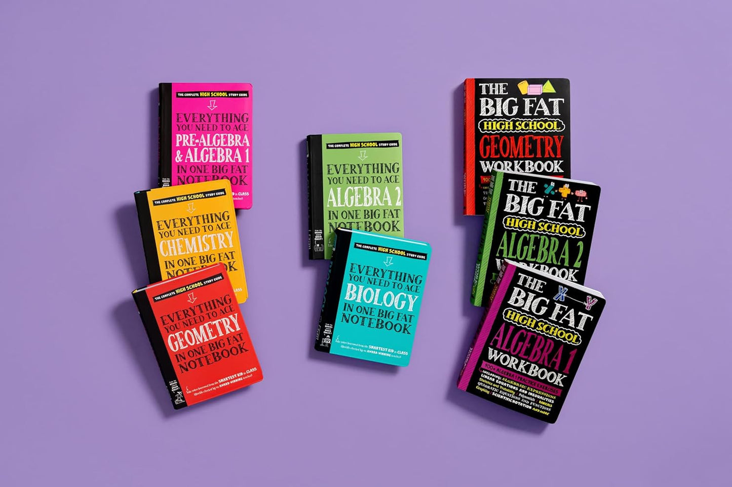 The Big Fat High School Algebra 1 Workbook: 400+ Algebra 1 Practice Exercises (B