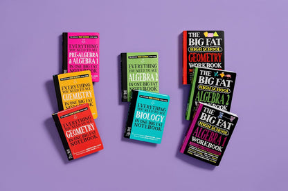 The Big Fat High School Algebra 1 Workbook: 400+ Algebra 1 Practice Exercises (B