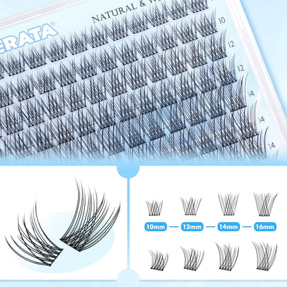 Wispy Lash Clusters Natural Eyelash Clusters 108 Pcs Cluster Eyelash Extensions