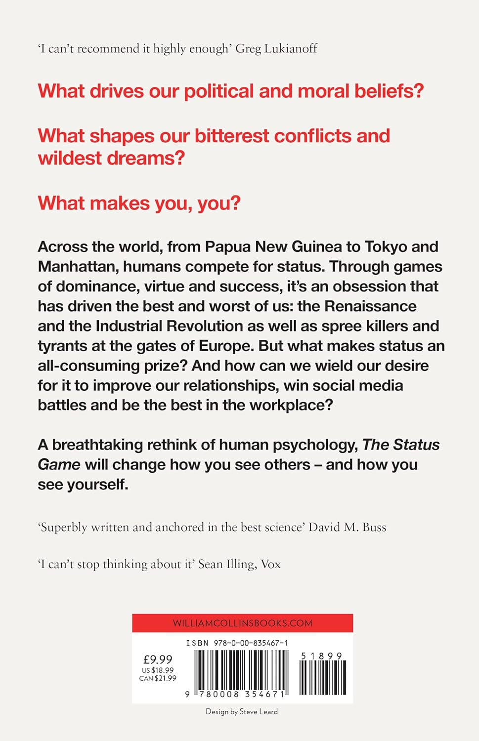 The Status Game: on Human Life and How to Play It