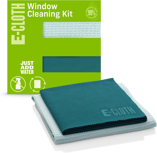Window Cleaning Cloth - Eco Packaging - Glass Cleaning Cloth, Streak-Free Window