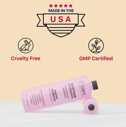 Nourishing Acetone Nail Polish Remover | Professional Quality | Rapidly Removes