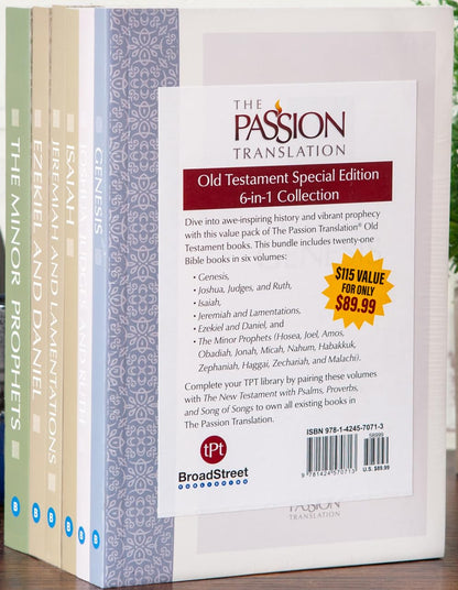 The Passion Translation Old Testament Special Edition: 6-In-1 Collection – Encou