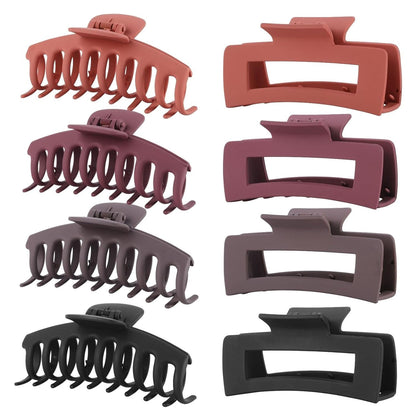 8 Pack Hair Clips for Women 4.3 Inch Large Hair Claw Clips for Women Thin Thick