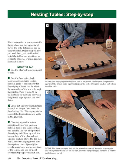 The Complete Book of Woodworking: Step-By-Step Guide to Essential Woodworking Sk