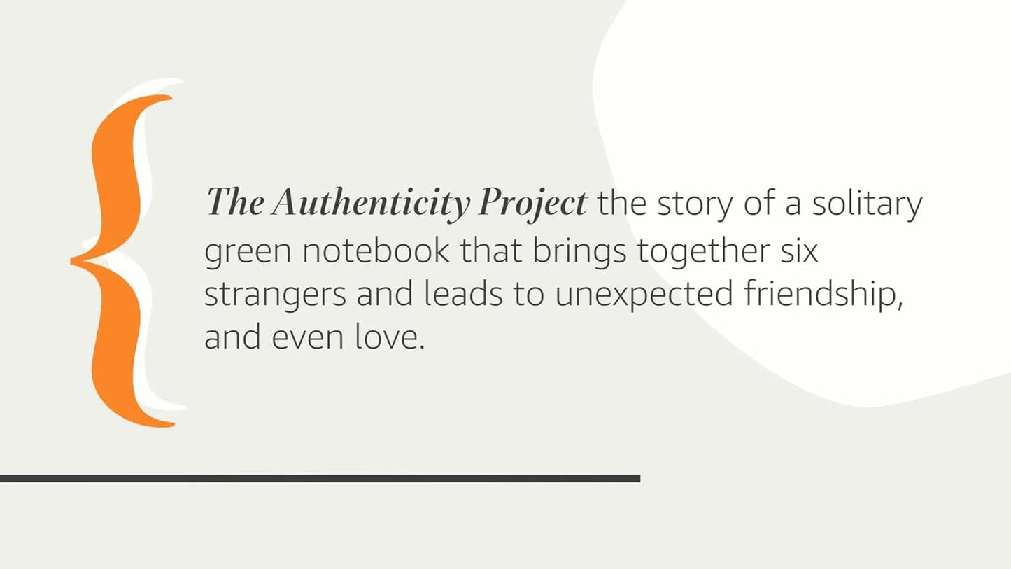 The Authenticity Project: a Novel
