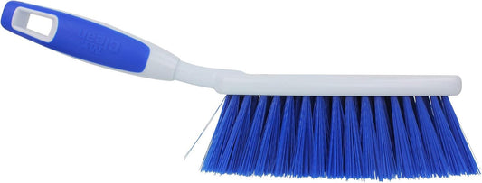 12" Multi-Purpose Counter Brush with Comfort Grip Handle, Blue/White