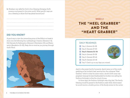 The Bible in 52 Weeks for Men: a Yearlong Bible Study