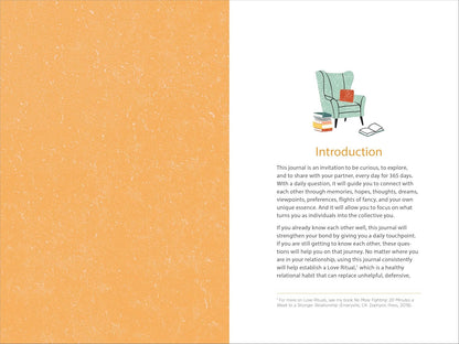 A Year of Us: a Couple'S Journal: One Question a Day to Spark Fun and Meaningful