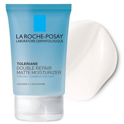 Toleriane Double Repair Matte Face Moisturizer, Daily Moisturizer for Oily Skin