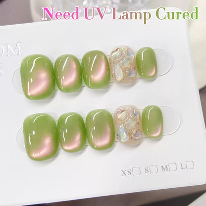 0.5 OZ Cat Eye Gel Polish with Magnet 15ML Holographic Glitter Shimmer Transluce