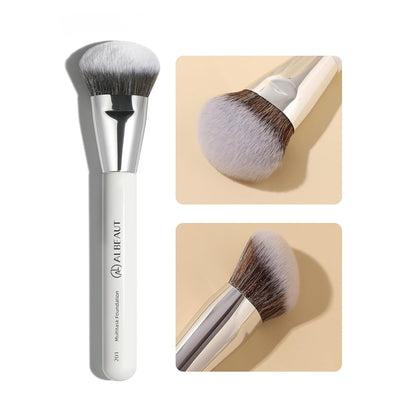 201 Angled Foundation Brush for Flawless Makeup Application Professional Liquid,