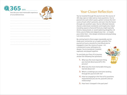 A Year of Us: a Couple'S Journal: One Question a Day to Spark Fun and Meaningful