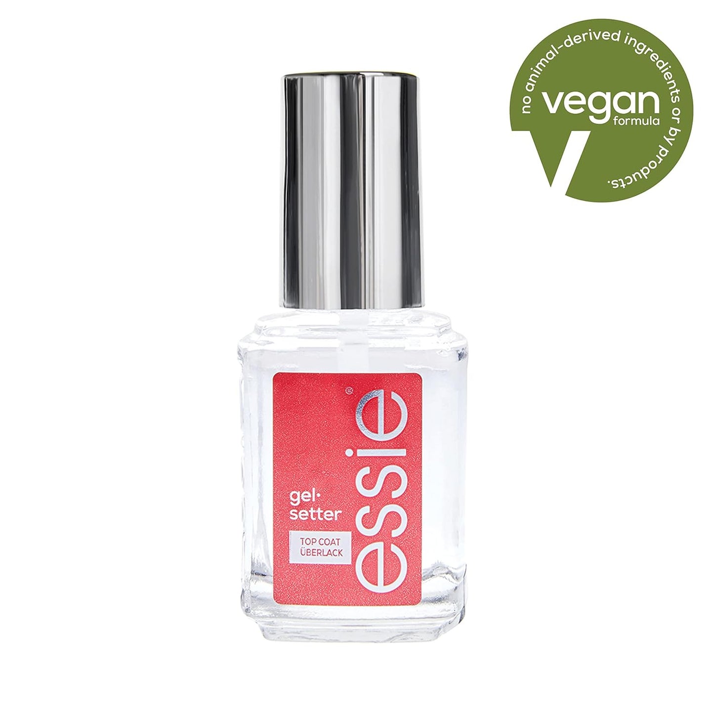 Nail Care, 8-Free Vegan, Gel Setter Top Coat, Gel-Like Finish Nail Polish, 0.46