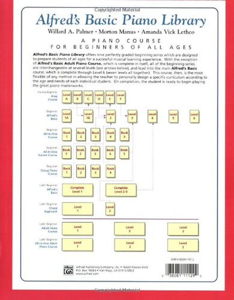 All-In-One Course for Children: Lesson, Theory, Solo, Book 1 (Alfred'S Basic Pia