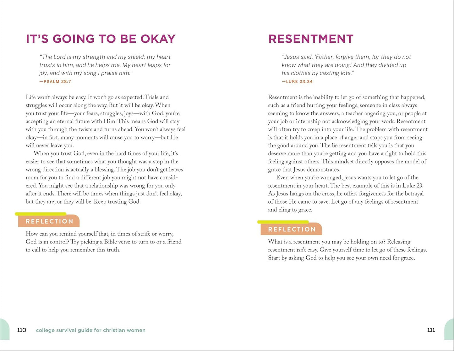 The College Survival Guide for Christian Women: 5-Minute Devotions for Strength,