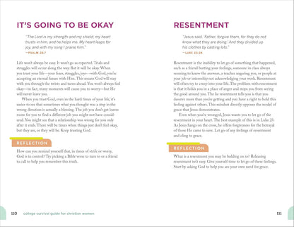 The College Survival Guide for Christian Women: 5-Minute Devotions for Strength,
