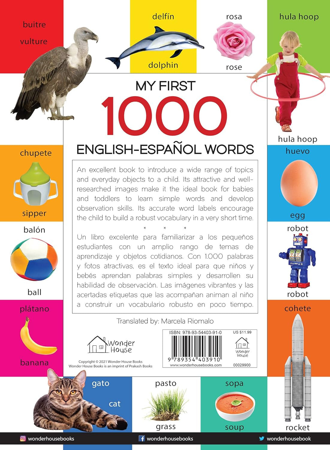 My First 1000 English-Espanol Words for Kids