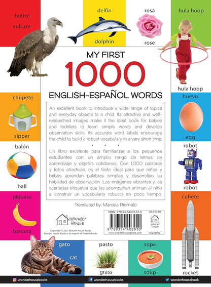 My First 1000 English-Espanol Words for Kids