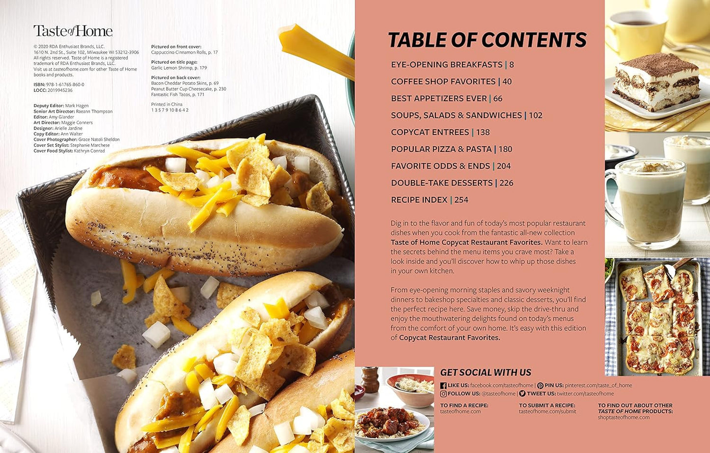 Taste of Home Copycat Restaurant Favorites: Restaurant Faves Made Easy at Home (