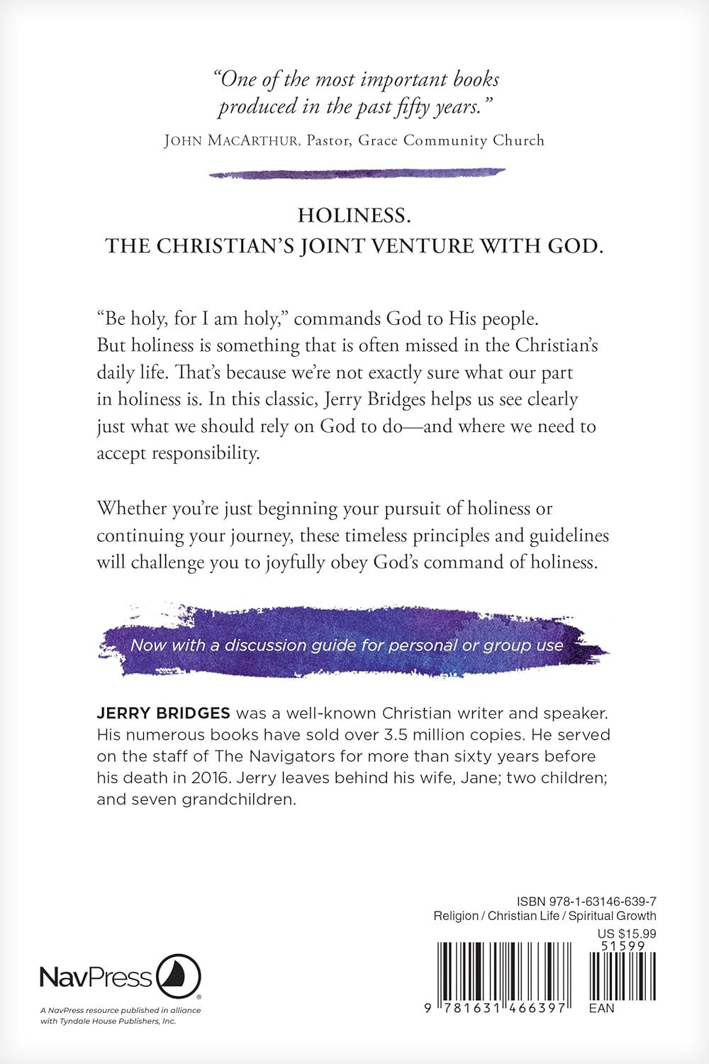 The Pursuit of Holiness