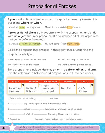 4Th Grade BIG Workbook: All Subjects for Kids 9 - 10 Includes 220+ Activities, M