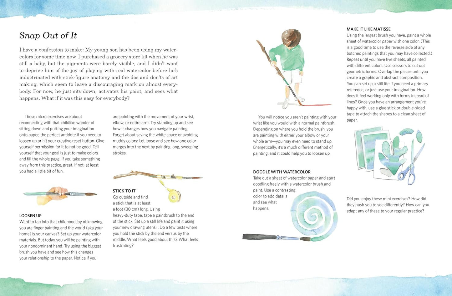 Thinking in Watercolor: a Daily Practice to Unlock Your Creativity & Discover Yo