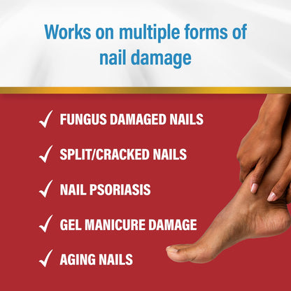Multi-Purpose Nail Repair, Nail Solution for Discolored and Damaged Nails, 0.43
