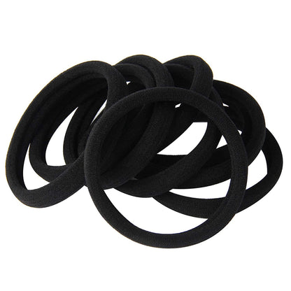20 PCS Large Hair Ties for Thick Hair Black Hair Bands for Women Men and Girls N