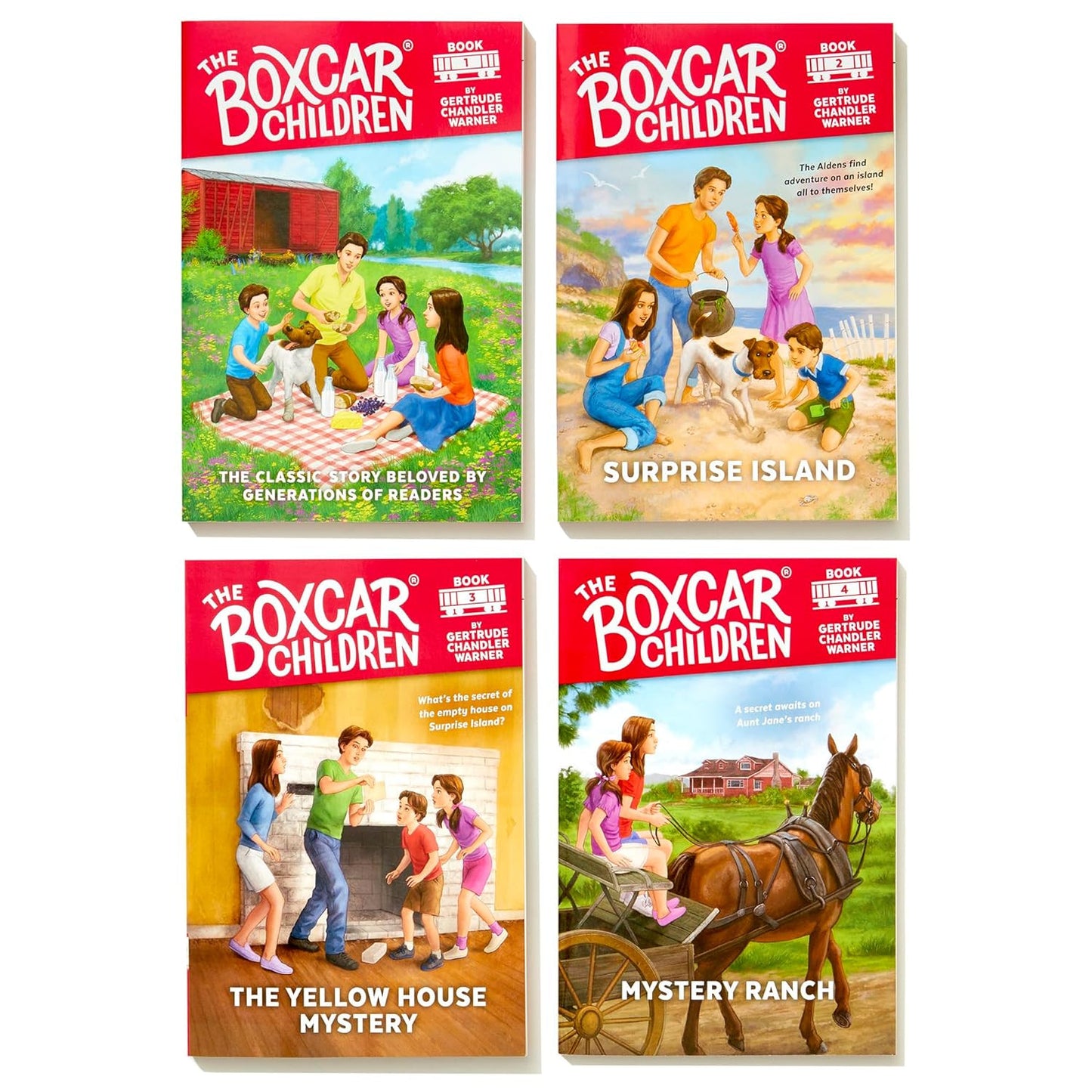 The Boxcar Children Mysteries Boxed Set 1-4: the Boxcar Children; Surprise Islan