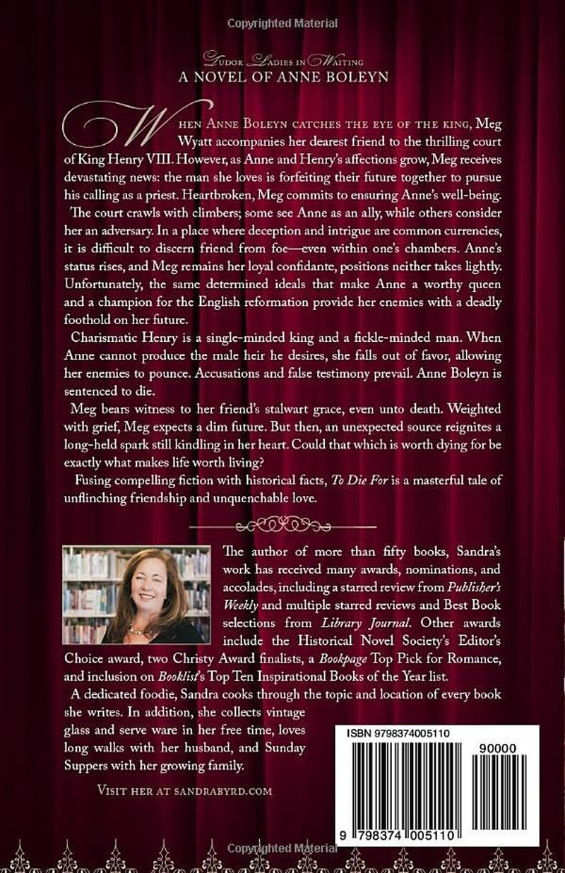 To Die For: a Novel of Anne Boleyn (Tudor Ladies in Waiting)
