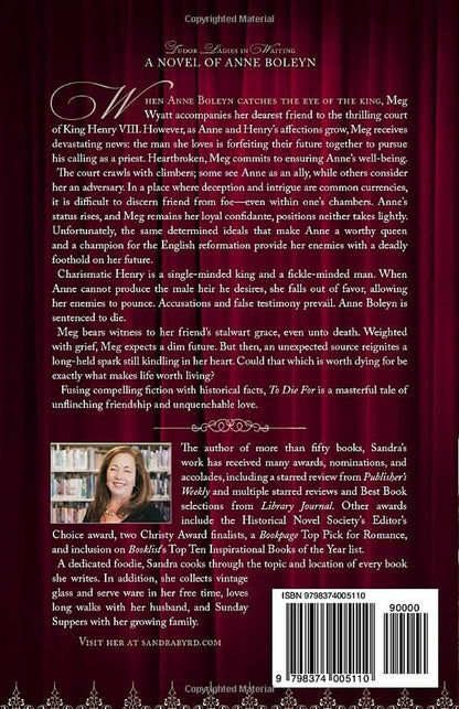 To Die For: a Novel of Anne Boleyn (Tudor Ladies in Waiting)