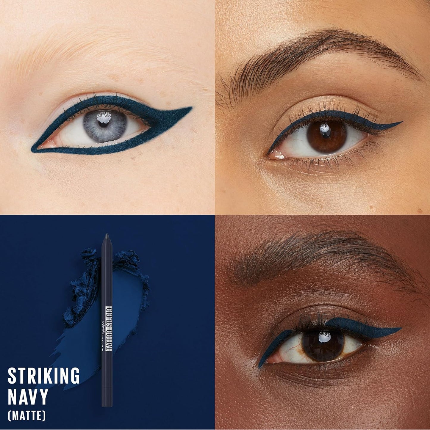 Tattoostudio Long-Lasting Sharpenable Eyeliner Pencil, Glide on Smooth Gel Pigme