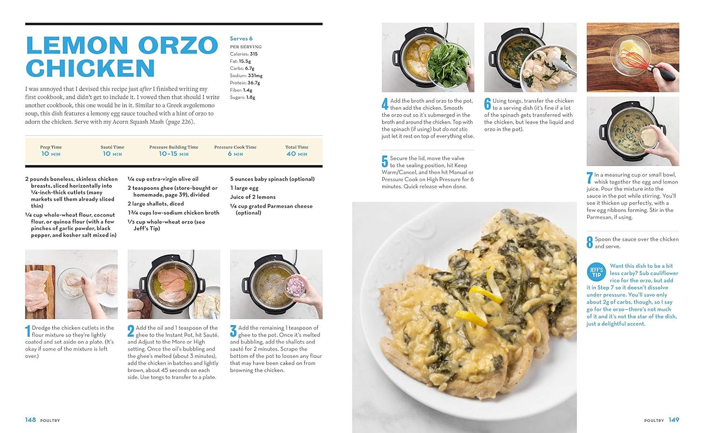 The Lighter Step-By-Step Instant Pot Cookbook: Easy Recipes for a Slimmer, Healt