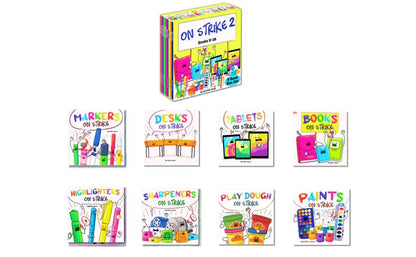 On Strike Box Set 2, Books 9-16: Books on Strike, Tablets on Strike, Paints on S