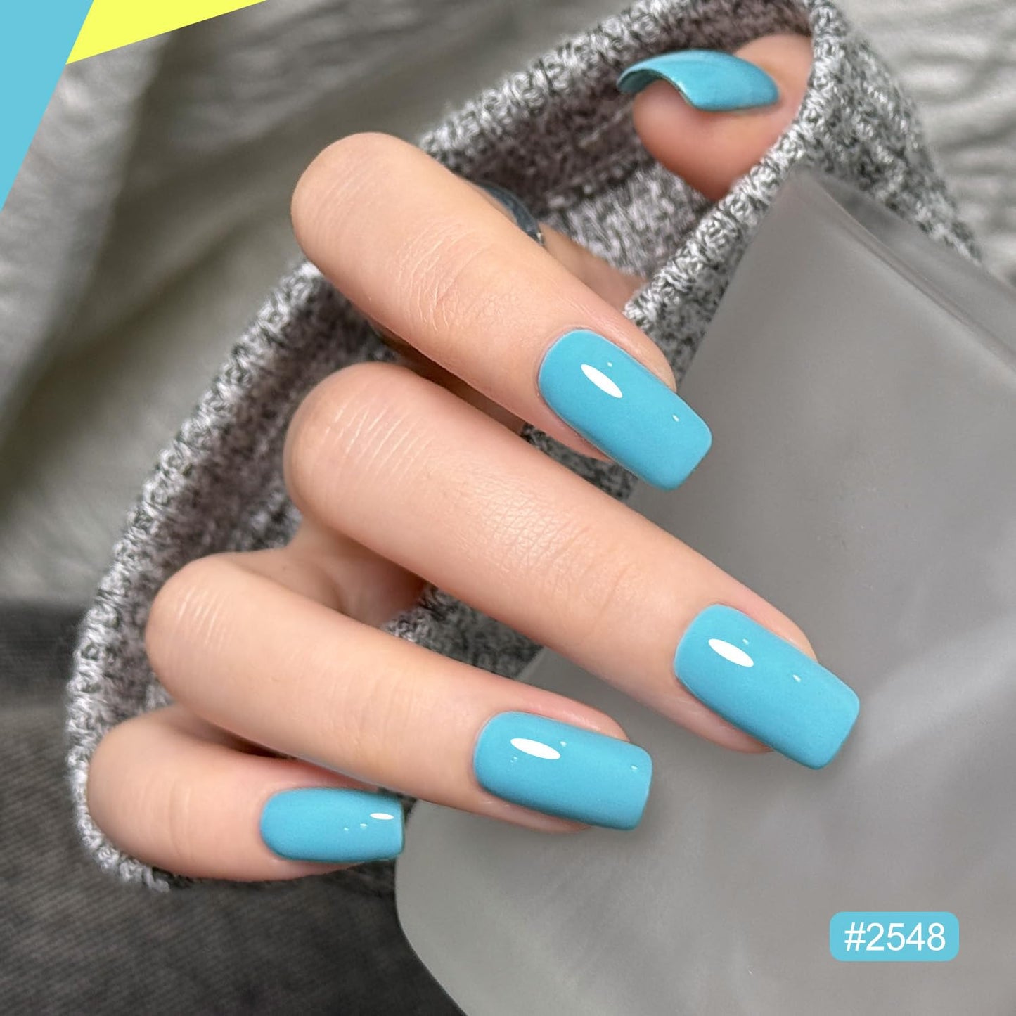 Neon Gel Nail Polish Set, 6 Bright Colors Orange Hot Pink Glow in Dark, Soak off