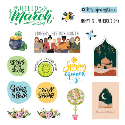 A Year in Stickers: Fun Pictures and Words to Highlight Celebrations (Sticker Bo