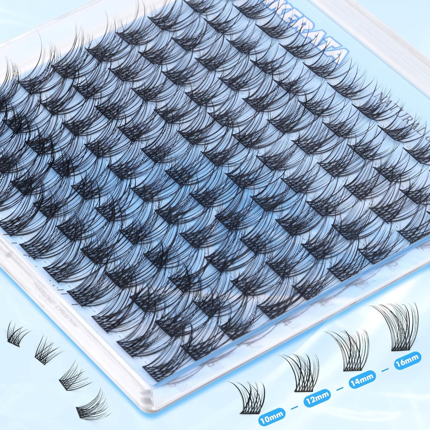 Natural Eyelash Clusters Wispy Lashes Clusters C Curvature 110 Pcs Cluster Eyela