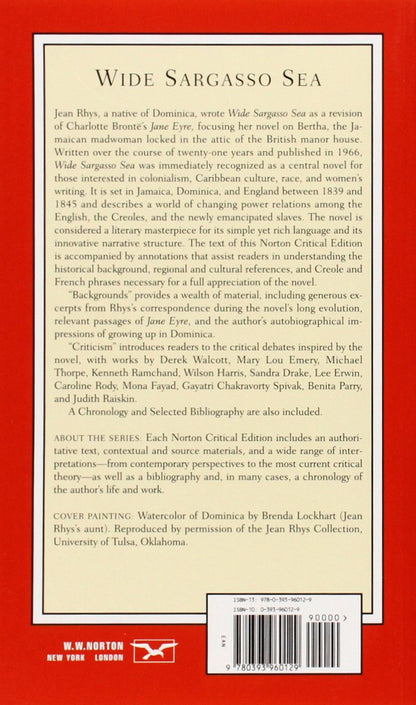 Wide Sargasso Sea: a Norton Critical Edition (Norton Critical Editions)