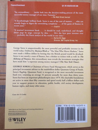 The Alchemy of Finance (Wiley Investment Classics)