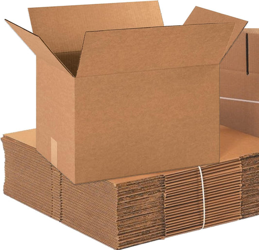 18 X 12 X 12 Corrugated Cardboard Boxes, Medium 18"L X 12"W X 12"H, Pack of 25 |