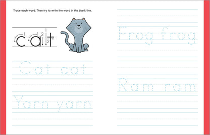 My First Alphabet Tracing Workbook: Practice Pen Control with Abcs and Animal Wo