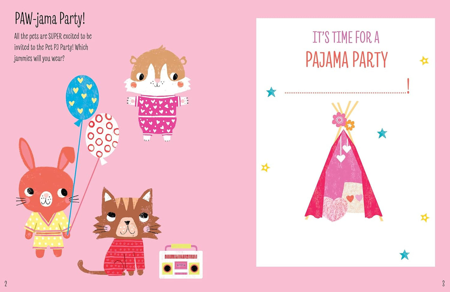 My Sticker Dress-Up: Pet Pajama Party!: Awesome Activity Book with 400+ Stickers